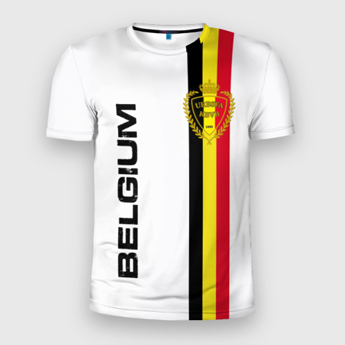 Мужская футболка 3D Slim Сборная Бельгии, цвет 3D печать