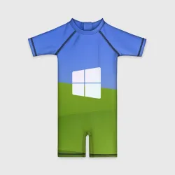Детский купальный костюм 3D W10