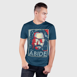Мужская футболка 3D Slim Abide Большой Лебовский - фото 2