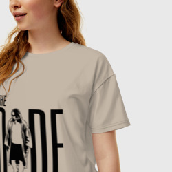 Женская футболка хлопок Oversize The Dude - фото 2