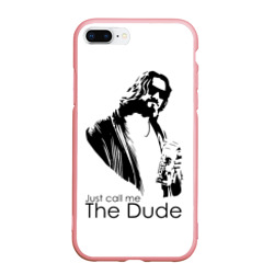 Чехол для iPhone 7Plus/8 Plus матовый Just call me the Dude