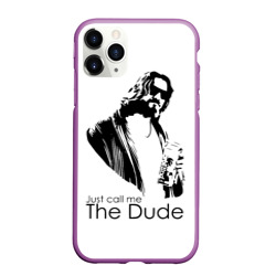 Чехол для iPhone 11 Pro Max матовый Just call me the Dude