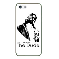 Чехол для iPhone 5/5S матовый Just call me the Dude