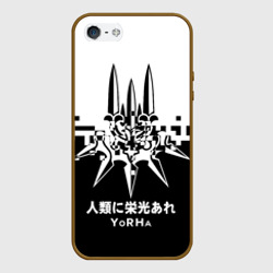Чехол для iPhone 5/5S матовый YoRHa, Nier: Automata