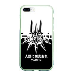 Чехол для iPhone 7Plus/8 Plus матовый YoRHa, Nier: Automata