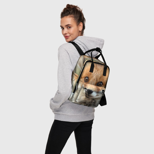 Женский рюкзак 3D Миленький лисенок - фото 3