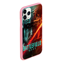 Чехол для iPhone 11 Pro Max матовый Battlefield 2042 Soldier face - фото 2