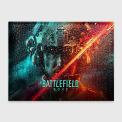 Обложка для студенческого билета Battlefield 2042 Soldier face