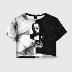 Женская футболка Crop-top 3D Крёстный отец The Godfather