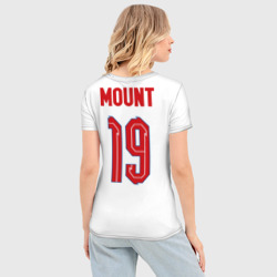Женская футболка 3D Slim Мэйсон Маунт форма Англия - фото 2