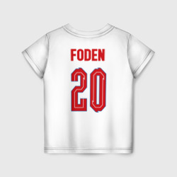 Детская футболка 3D Фил Фоден форма Англия