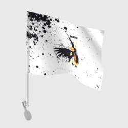 Флаг для автомобиля Шоё Хината с крыльями Haikyuu!!