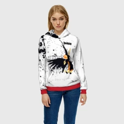 Женская толстовка 3D Шоё Хината с крыльями Haikyuu!! - фото 2