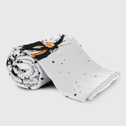 Плед 3D с принтом Шоё Хината с крыльями Haikyuu!!, фото на моделе #1