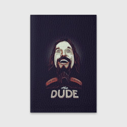 Обложка для паспорта матовая кожа Большой Лебовский The Dude