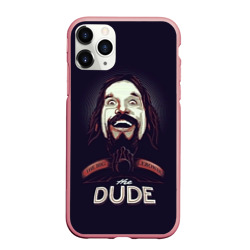 Чехол для iPhone 11 Pro Max матовый Большой Лебовский The Dude