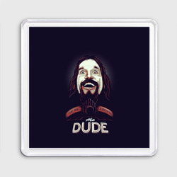 Магнит 55*55 Большой Лебовский The Dude