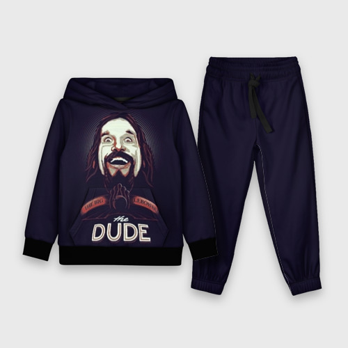 Детский костюм с толстовкой 3D Большой Лебовский The Dude, цвет черный