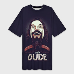 Платье-футболка 3D Большой Лебовский The Dude