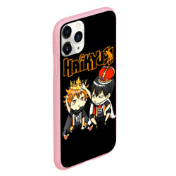 Чехол для iPhone 11 Pro матовый Тобио Кагеяма и Шоё Хината Haikyu!! - фото 2