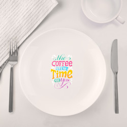Набор: тарелка + кружка COFFE TIME - фото 2