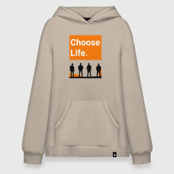 Худи SuperOversize хлопок Choose Life