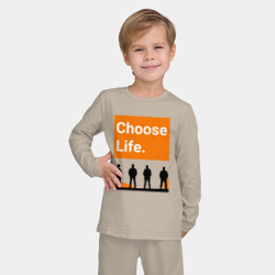 Детская пижама с лонгсливом хлопок Choose Life - фото 2