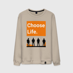 Мужской свитшот хлопок Choose Life