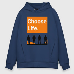 Мужское худи Oversize хлопок Choose Life