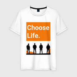 Choose Life – Мужская футболка хлопок с принтом купить со скидкой в -20%