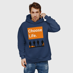 Мужское худи Oversize хлопок Choose Life - фото 2