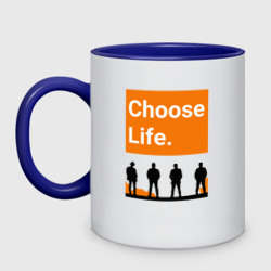 Кружка двухцветная Choose Life