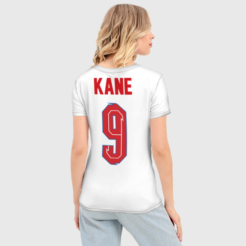 Женская футболка 3D Slim Кейн форма Англия 2021-2022, цвет 3D печать - фото 4