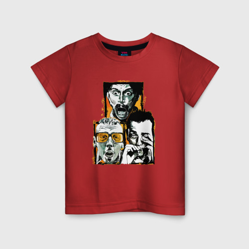 Детская футболка хлопок с принтом Trainspotting, вид спереди #2