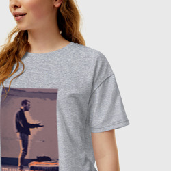 Женская футболка хлопок Oversize На игле - Дэнни Бойл - фото 2