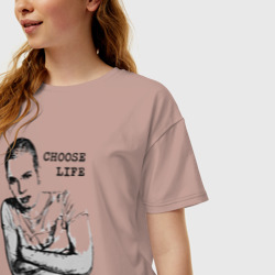 Женская футболка хлопок Oversize Макгрегор - На Игле - фото 2