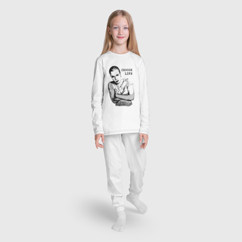 Детская пижама с лонгсливом хлопок с принтом Макгрегор - На Игле, вид сбоку #3