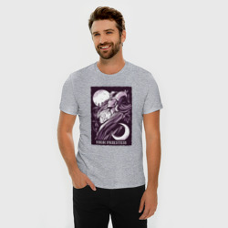 Мужская футболка хлопок Slim Верховная жрица Карта таро - фото 2