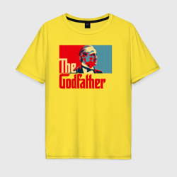 Мужская футболка хлопок Oversize Godfather logo