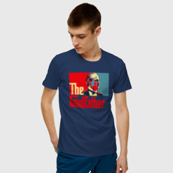 Мужская футболка хлопок godfather logo - фото 2