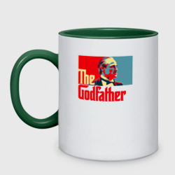 Кружка двухцветная Godfather logo