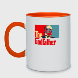 Кружка двухцветная Godfather logo