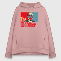 Женское худи Oversize хлопок Godfather logo
