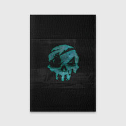 Обложка для паспорта матовая кожа Skull of pirate