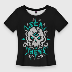 Женская футболка 3D Slim Пиратское море