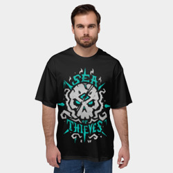 Мужская футболка oversize 3D Пиратское море - фото 2
