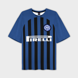 Мужская футболка oversize 3D Inter Milan