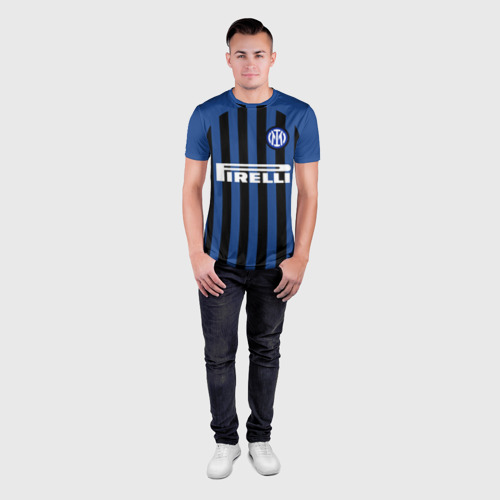 Мужская футболка 3D Slim Inter Milan, цвет 3D печать - фото 4