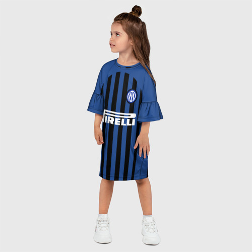 Детское платье 3D Inter Milan, цвет 3D печать - фото 3