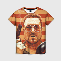 Женская футболка 3D Walter Sobchak - портрет